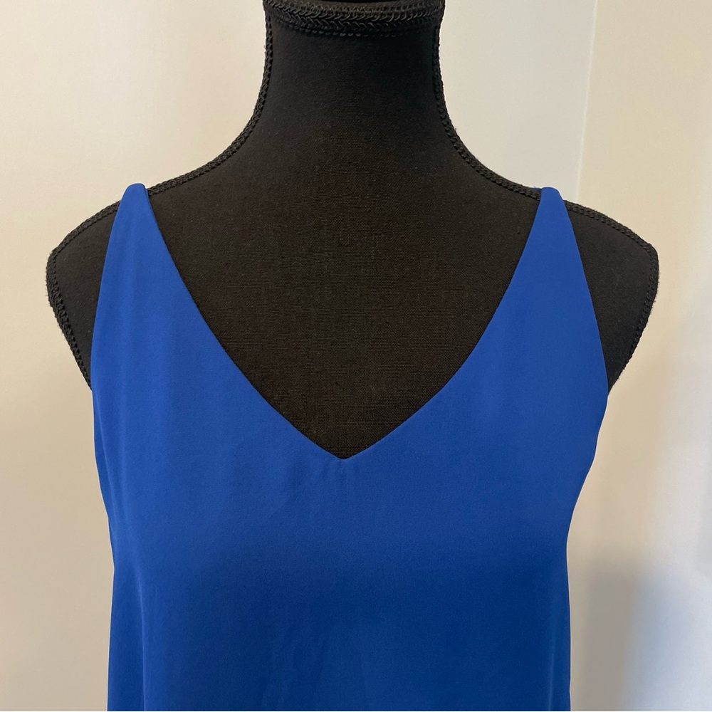 Reitmans Cobalt Blue Camisole with V-Neck EUC - Picture 5 of 9